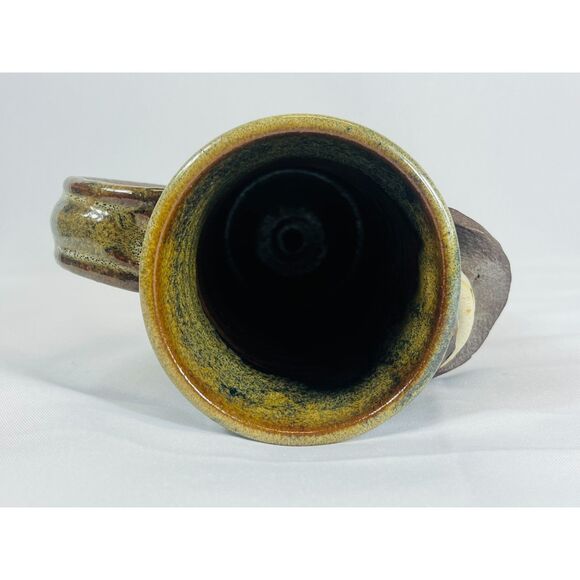 Mahon Hand Crafted Wasted Pottery Mug Stein Mustache - Picture 5 of 8